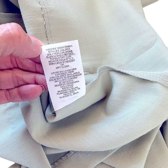 SAG Harbor Petite Blazer Size 6P Pale Green Front Pockets - Picture 11 of 11